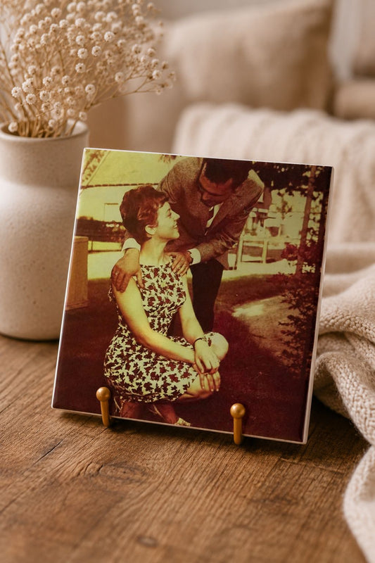Jouw foto op tegeltje – persoonlijk cadeau 🤍